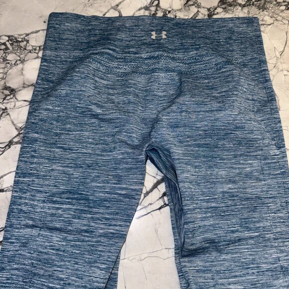 Under Armour Women’s Large Compression Fit Blue Tight - Picture 4 of 4